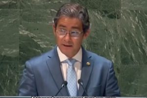 Frederico Carneiro no encontro da ONU