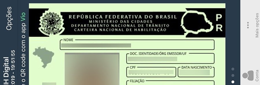 Não consigo acessar a carteira digital de trânsito com os dados