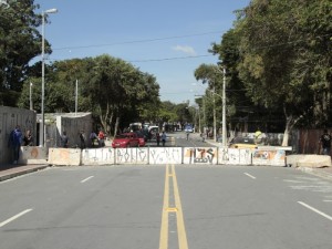 Obras na pista