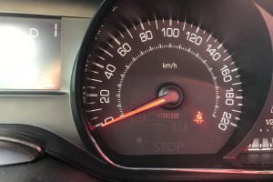 Cinto de segurança no painel