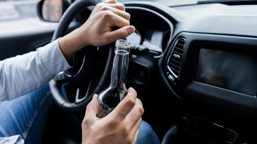 Condutor sob efeito de álcool sem dirigir
