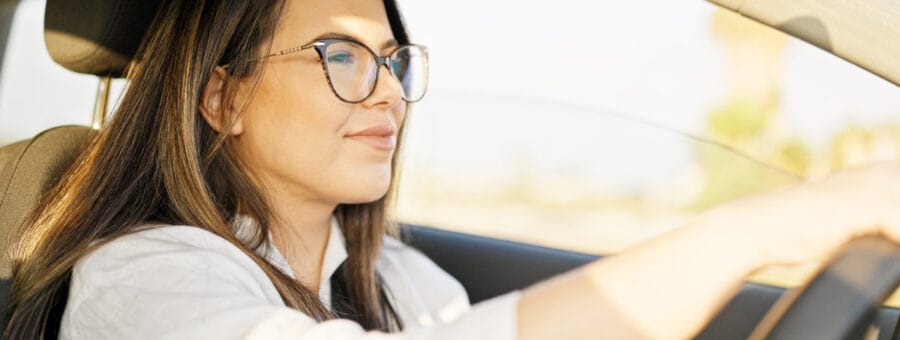 Óculos ao dirigir