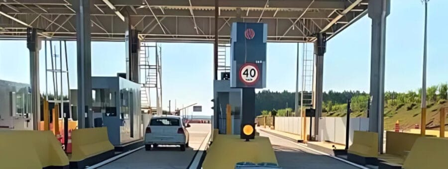 Praça pedágio evasão