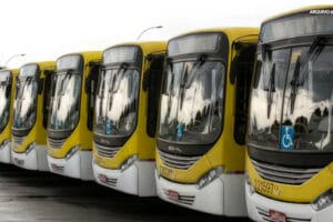 ônibus menos poluentes