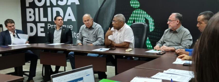 segurança motociclistas reunião