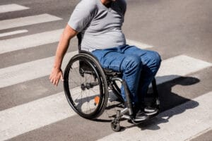 segurança de pedestres com deficiência