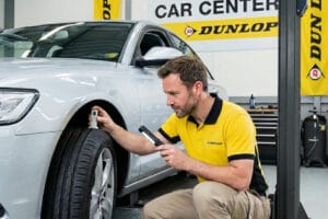 Troca de pneus Dunlop