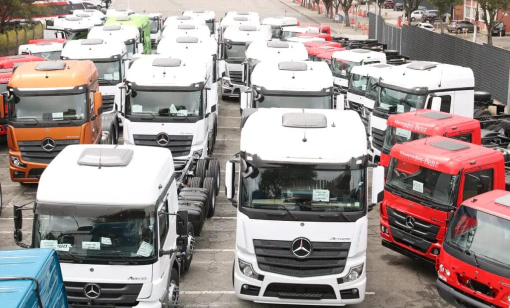 compra de caminhões