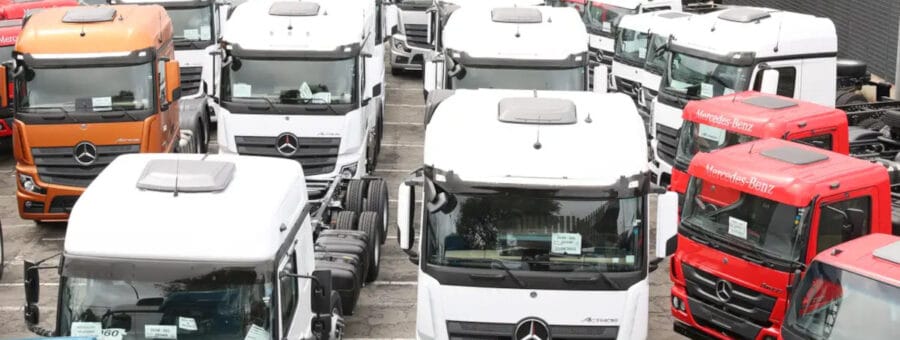 compra de caminhões