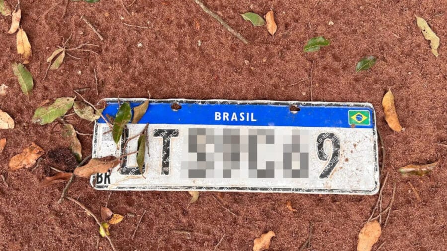 placa do carro
