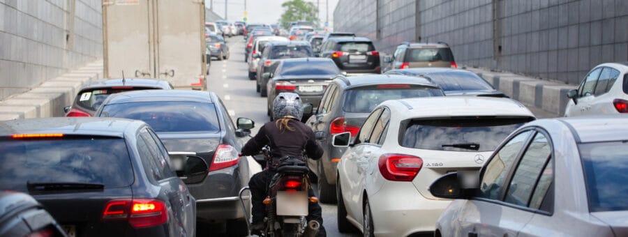 corredor de moto