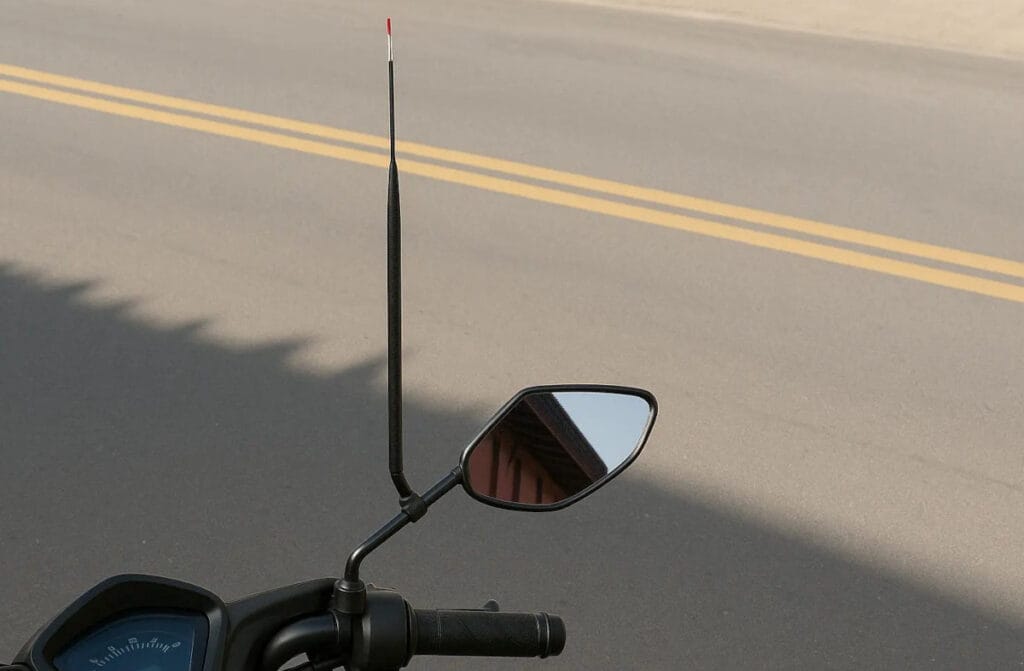 Antena corta-pipa poderá ser obrigatória em todas as motocicletas do País
