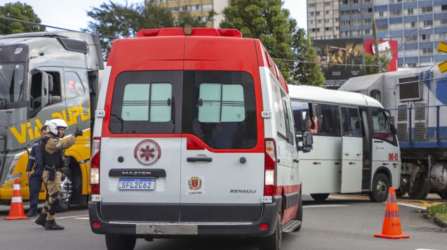 colisão com trem