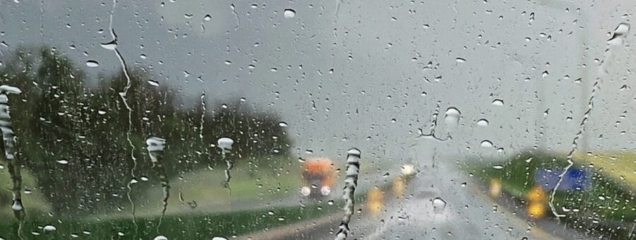 chuva forte nas rodovias