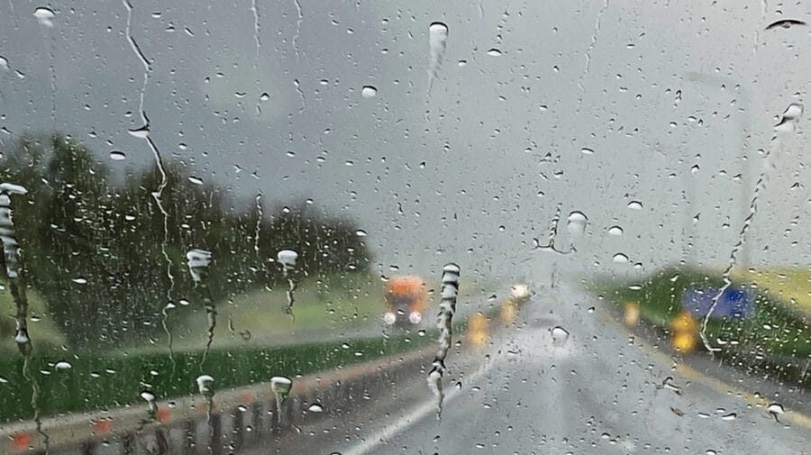 chuva forte nas rodovias
