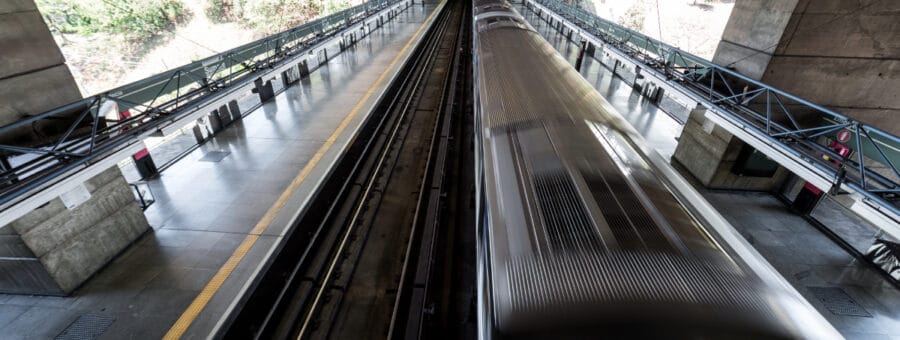 metrô garagem