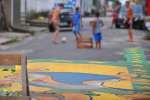 Pintar rua Copa