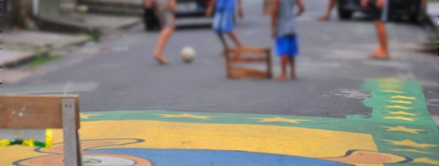 Pintar rua Copa