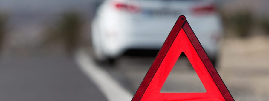 acidente de trânsito nas férias