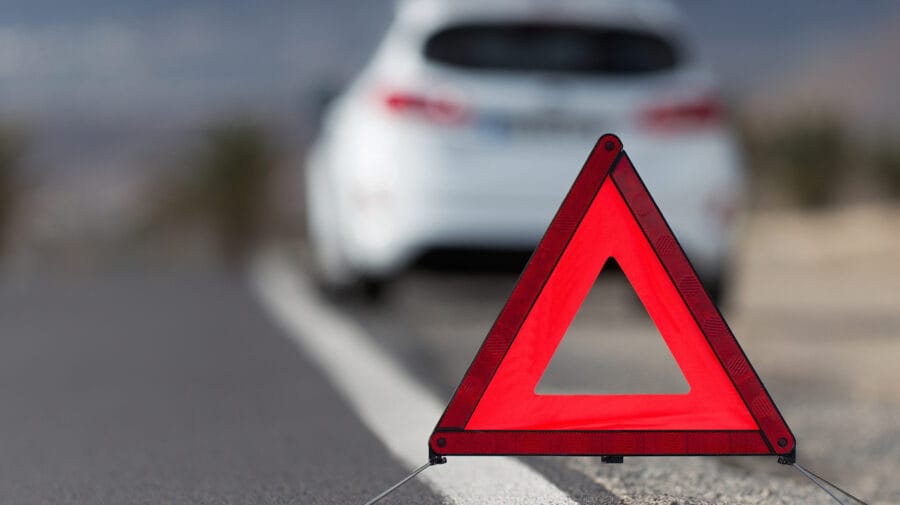 acidente de trânsito nas férias