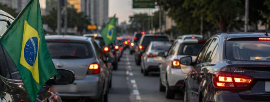 jogo do Brasil trânsito