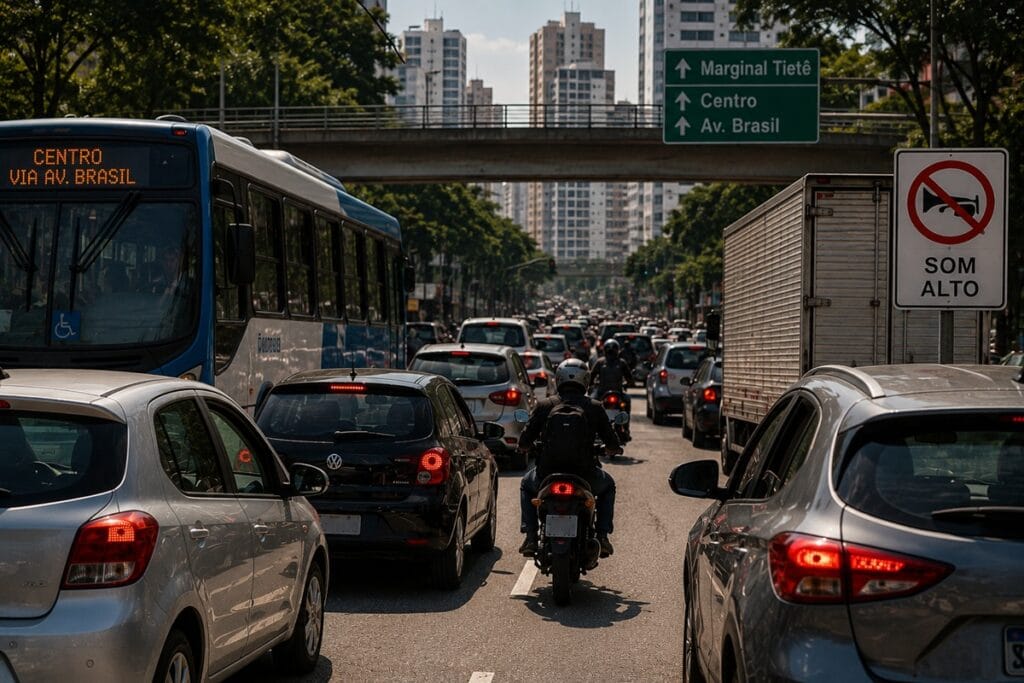 Ruído do trânsito pode estar associado a maior risco de Parkinson, aponta estudo