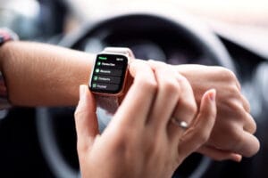 smartwatch ao volante