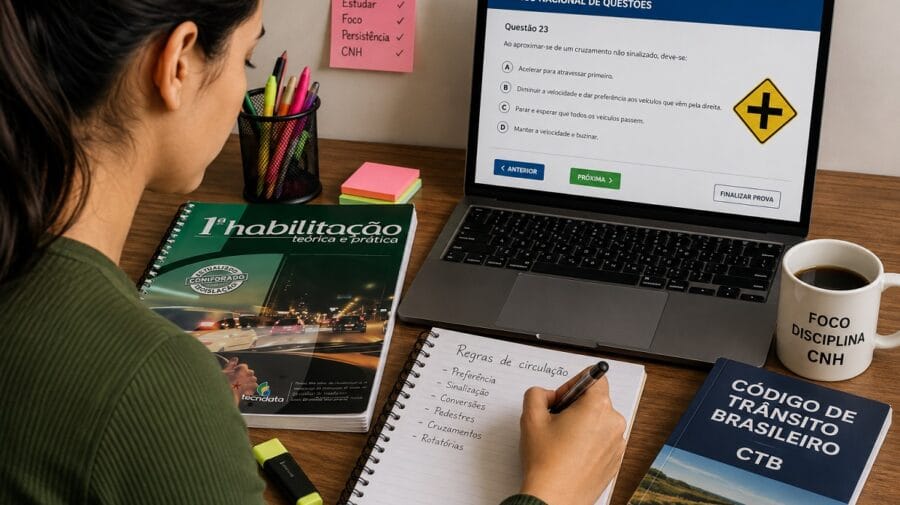 Exame prático da CNH teórica