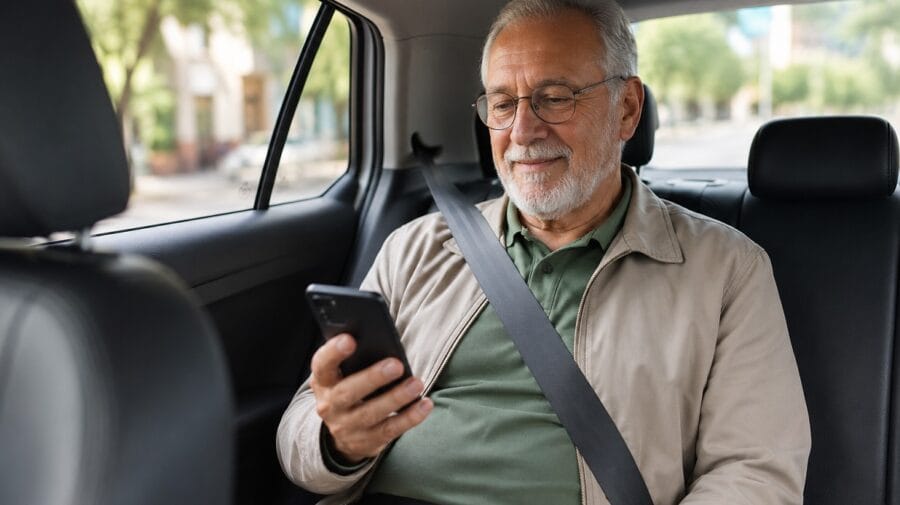 idosos transporte por aplicativo