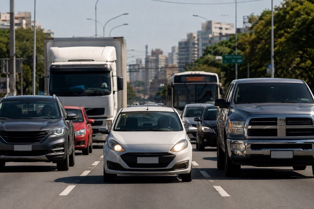 Estudo revela quais tipos de veículos apresentam maior risco de morte no trânsito