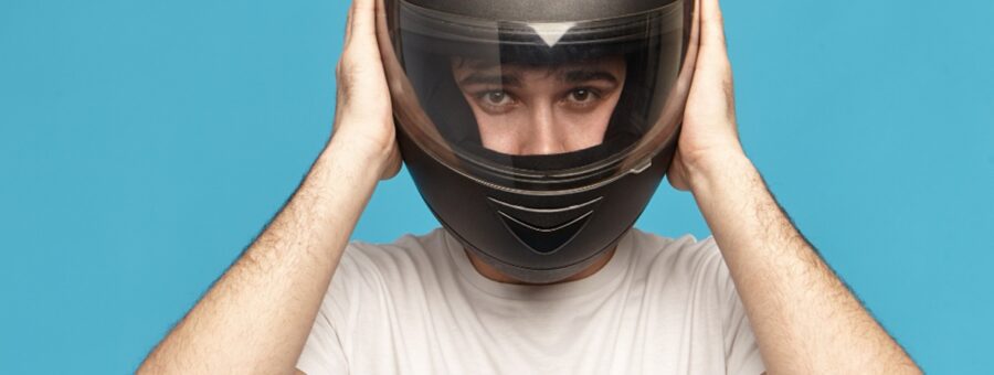 fungos no capacete
