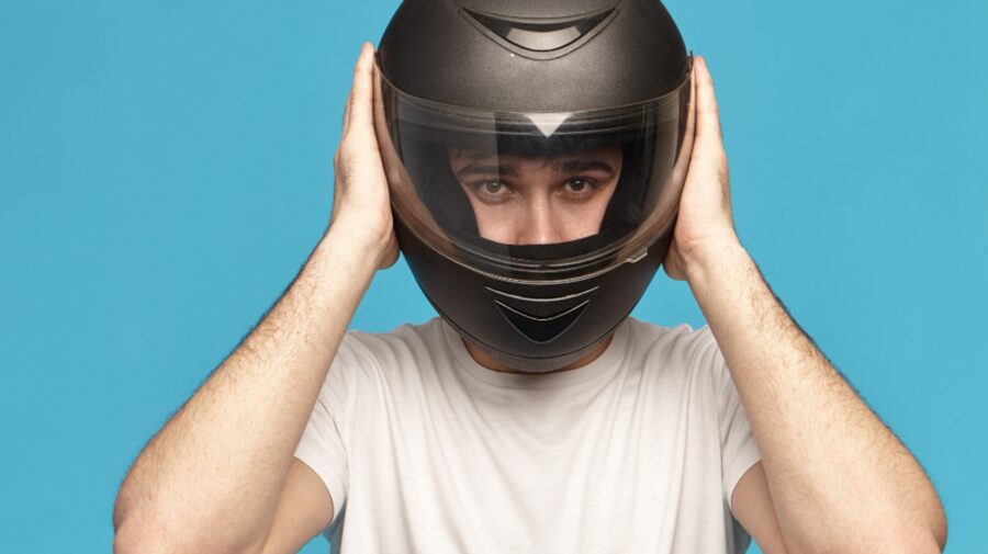 fungos no capacete