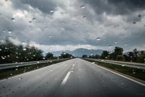 temporal na estrada